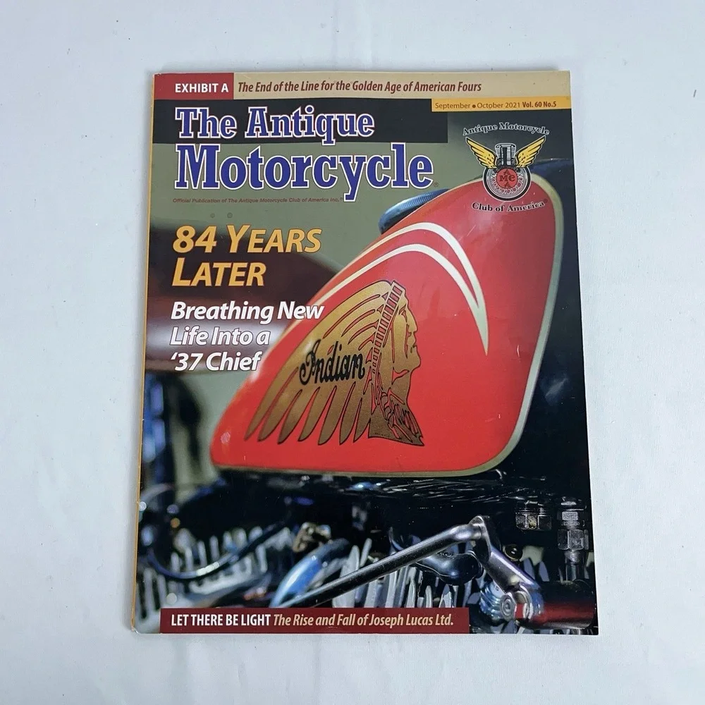 2021 The‎ Antique Motorcycle Magazines Lot Of  Volume 60 # 5, 6, 15